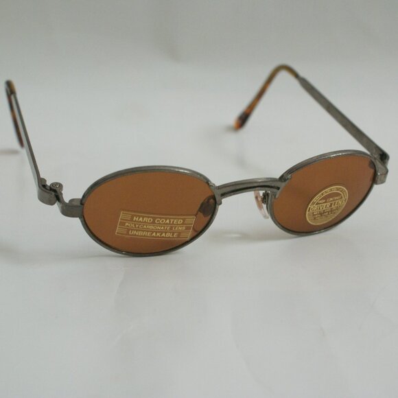 NWT True Vintage lady's fashion small round double bridge antique frame Sunglass - Picture 5 of 10